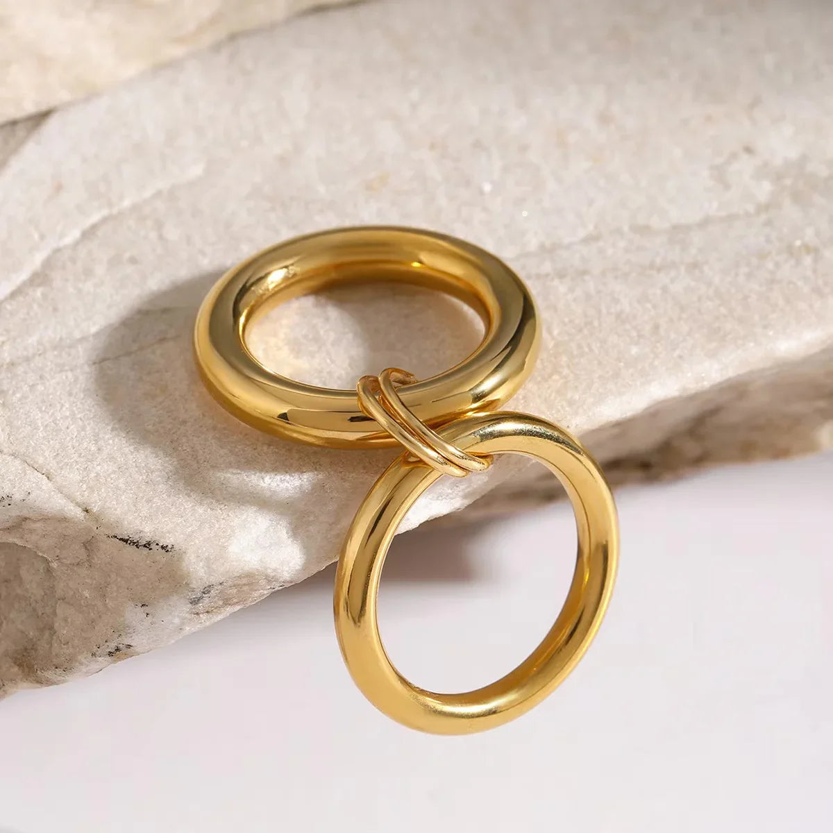 Munich Stacked Gold Ring