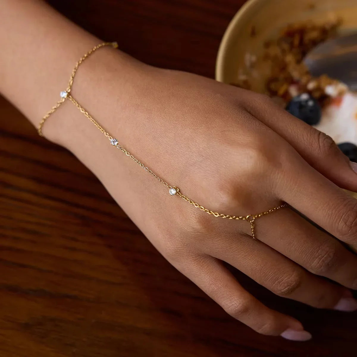 Jane Diamond Hand Chain