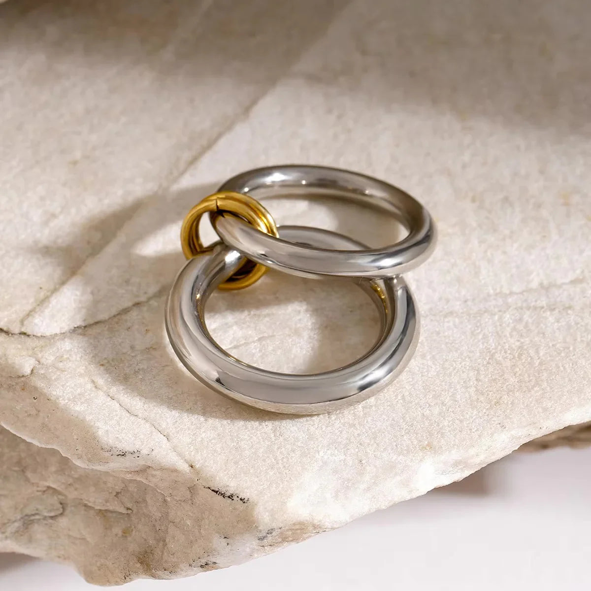 Munich Stacked Gold Ring