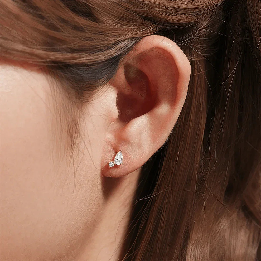 Devoted Flat Back Diamond Stud