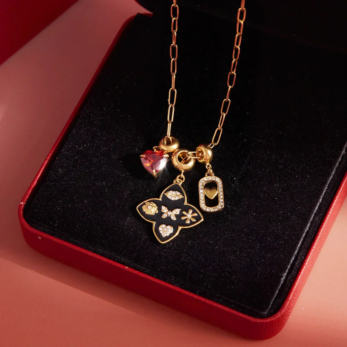 Selene Vintage Charm Necklace