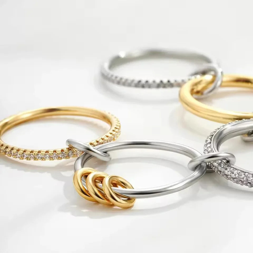 Cairo Stacked Diamond Ring