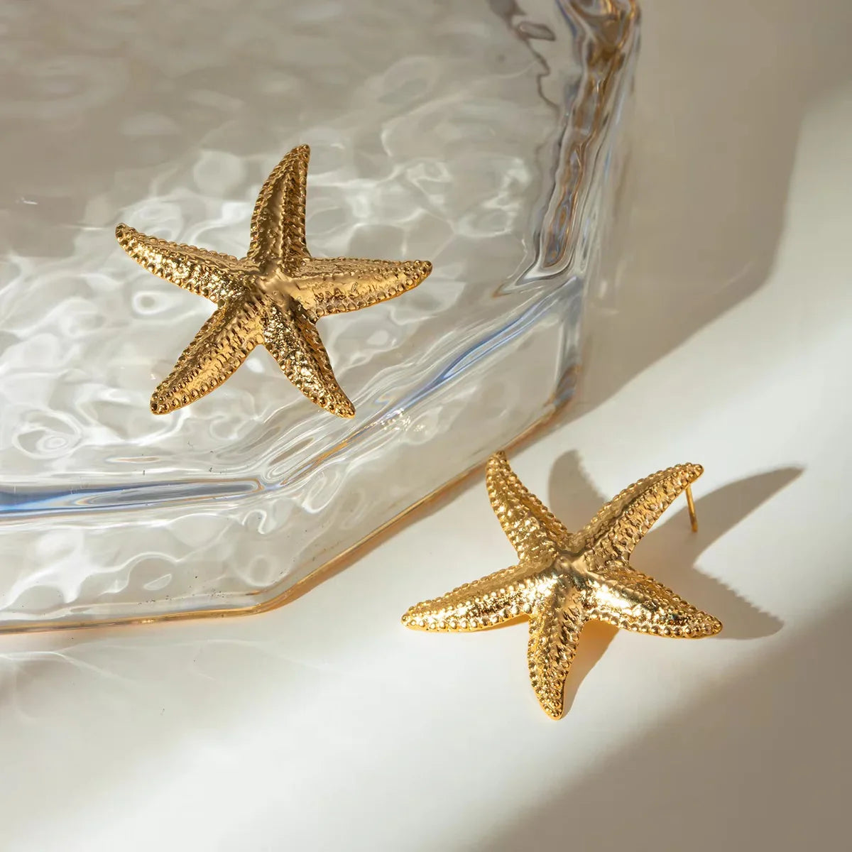 Confidence Gold Starfish Earrings