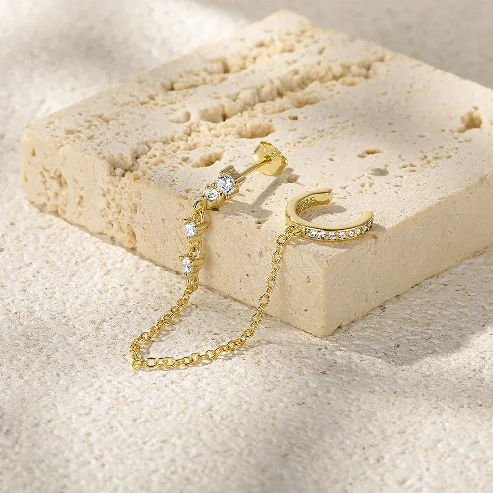 Calm Chain Cuff Earring