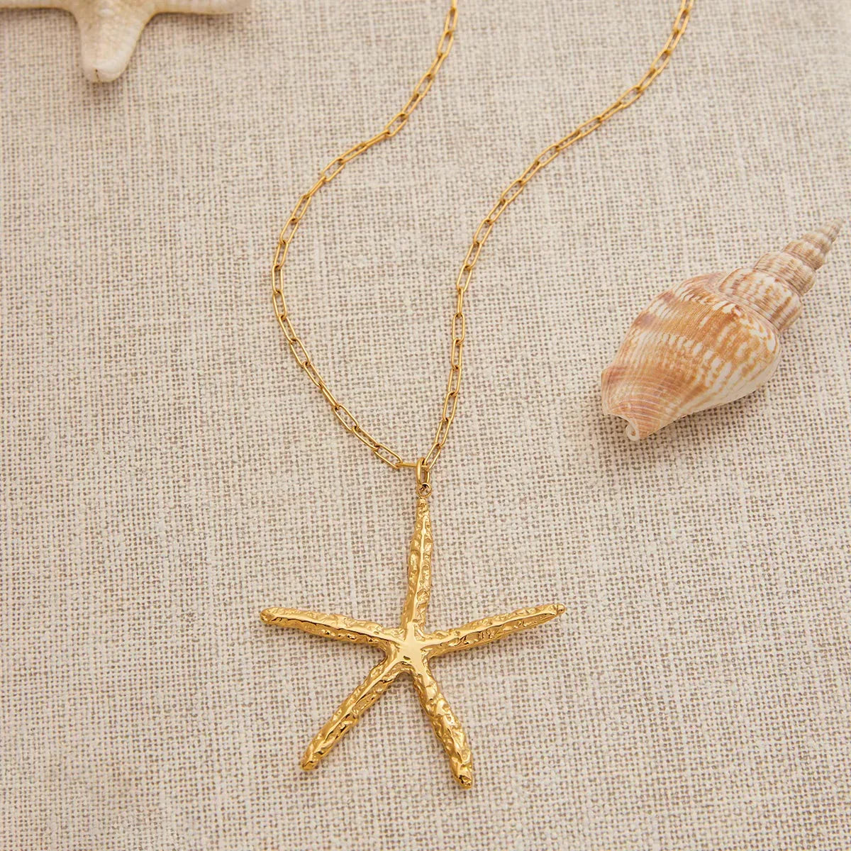 Thalia Gold Starfish Necklace
