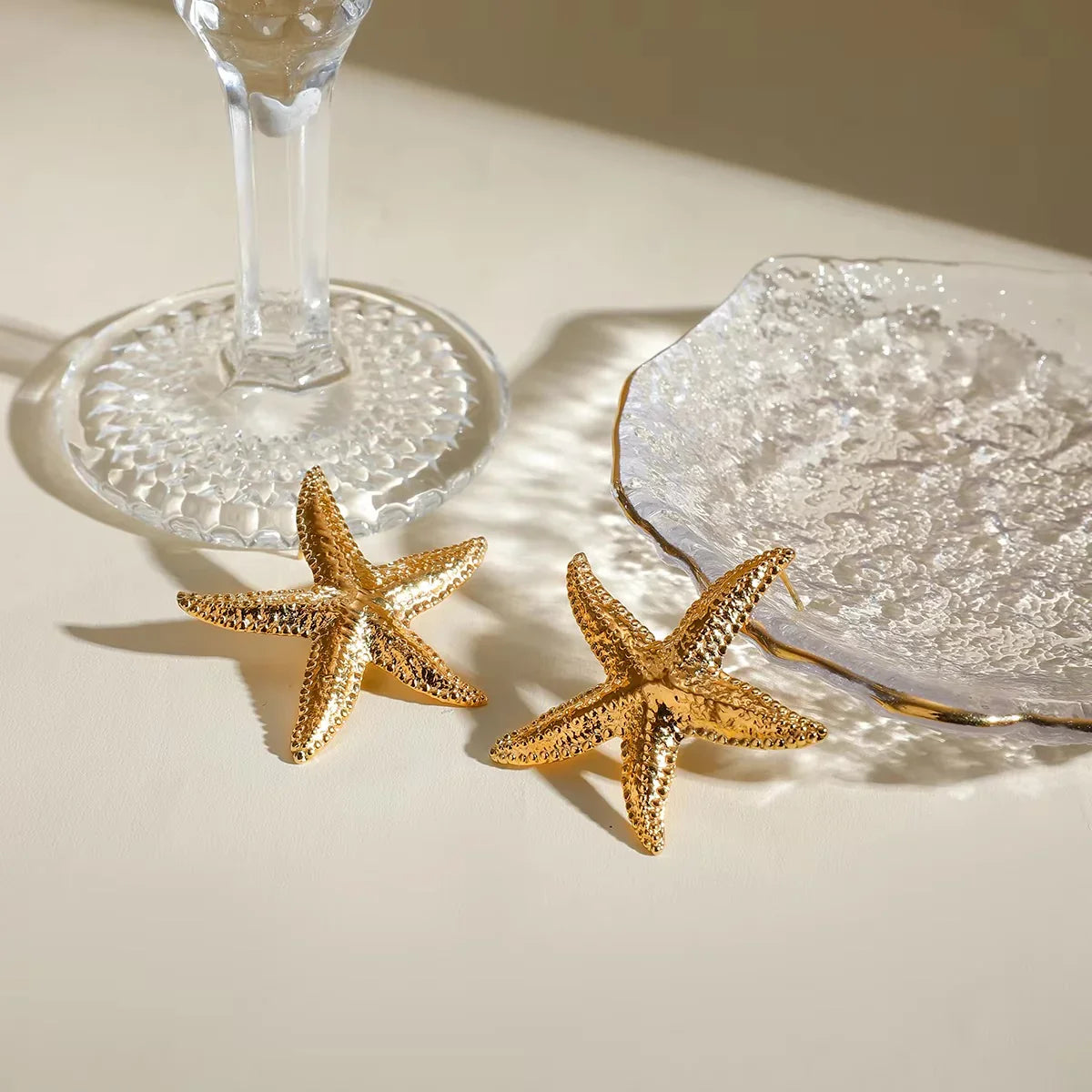 Confidence Gold Starfish Earrings