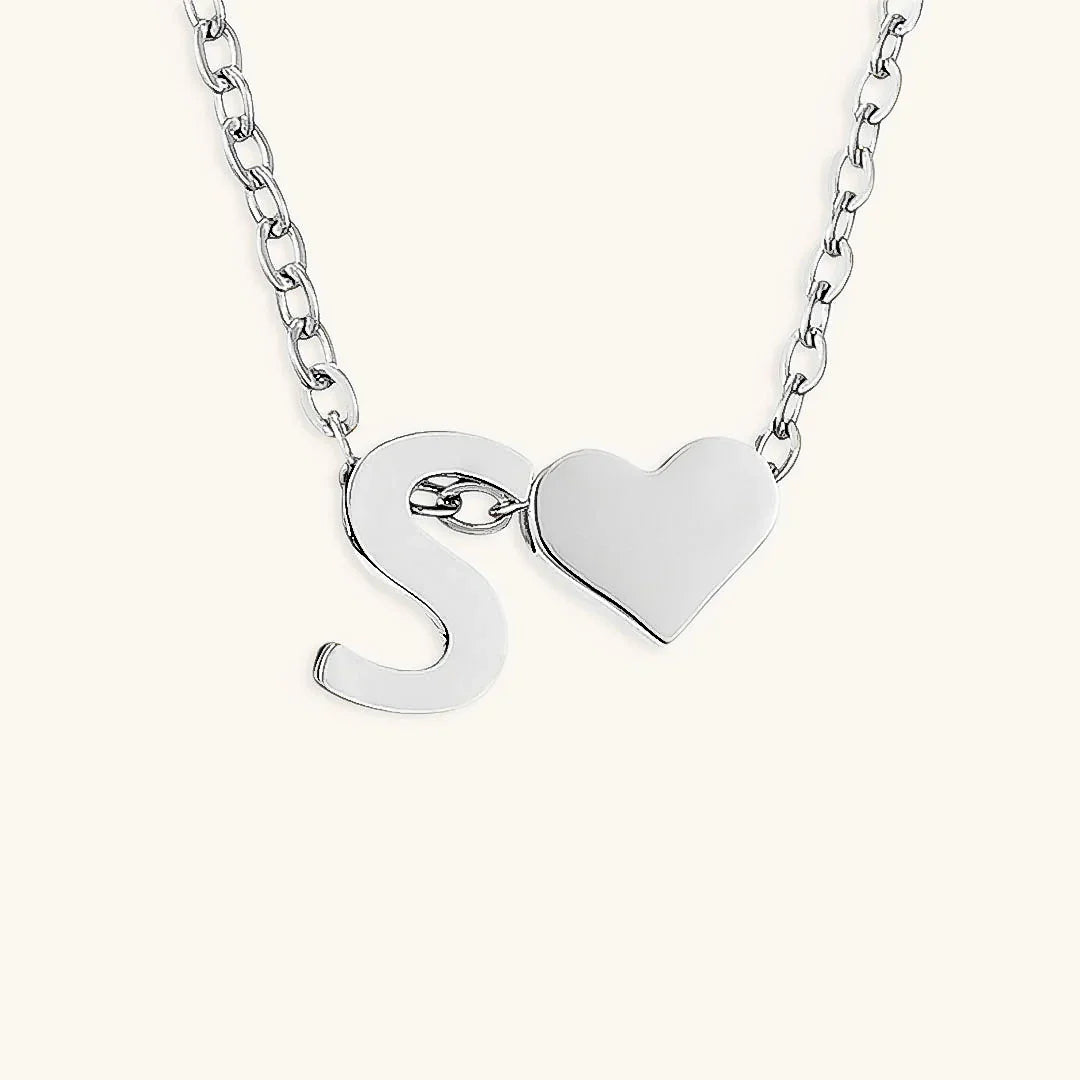 Hathor Initial Letter Gold Necklace