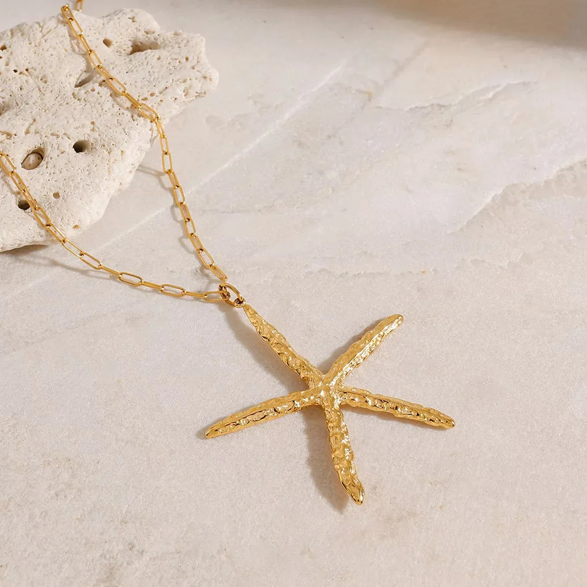 Thalia Gold Starfish Necklace