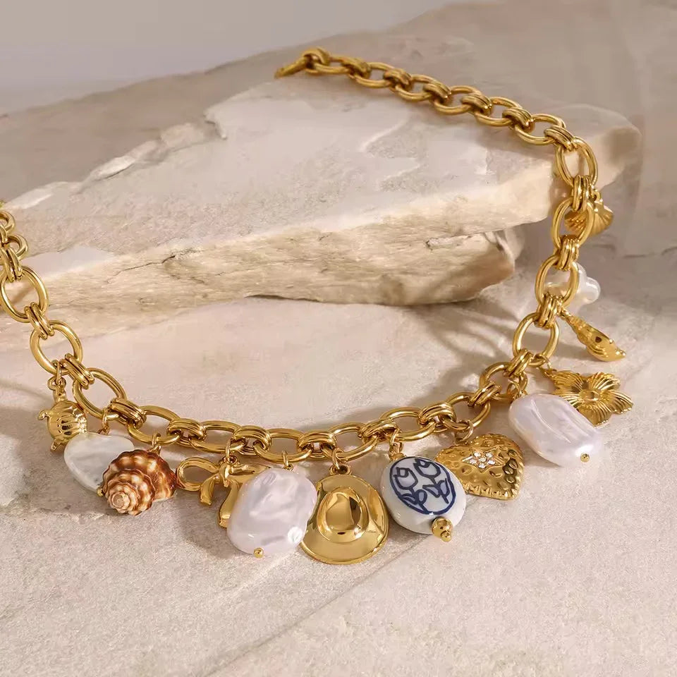 Flora Ocean-Inspired Necklace