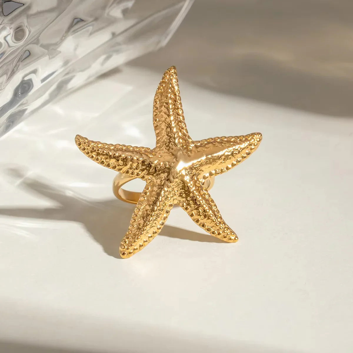 Mallorca Gold Starfish Ring