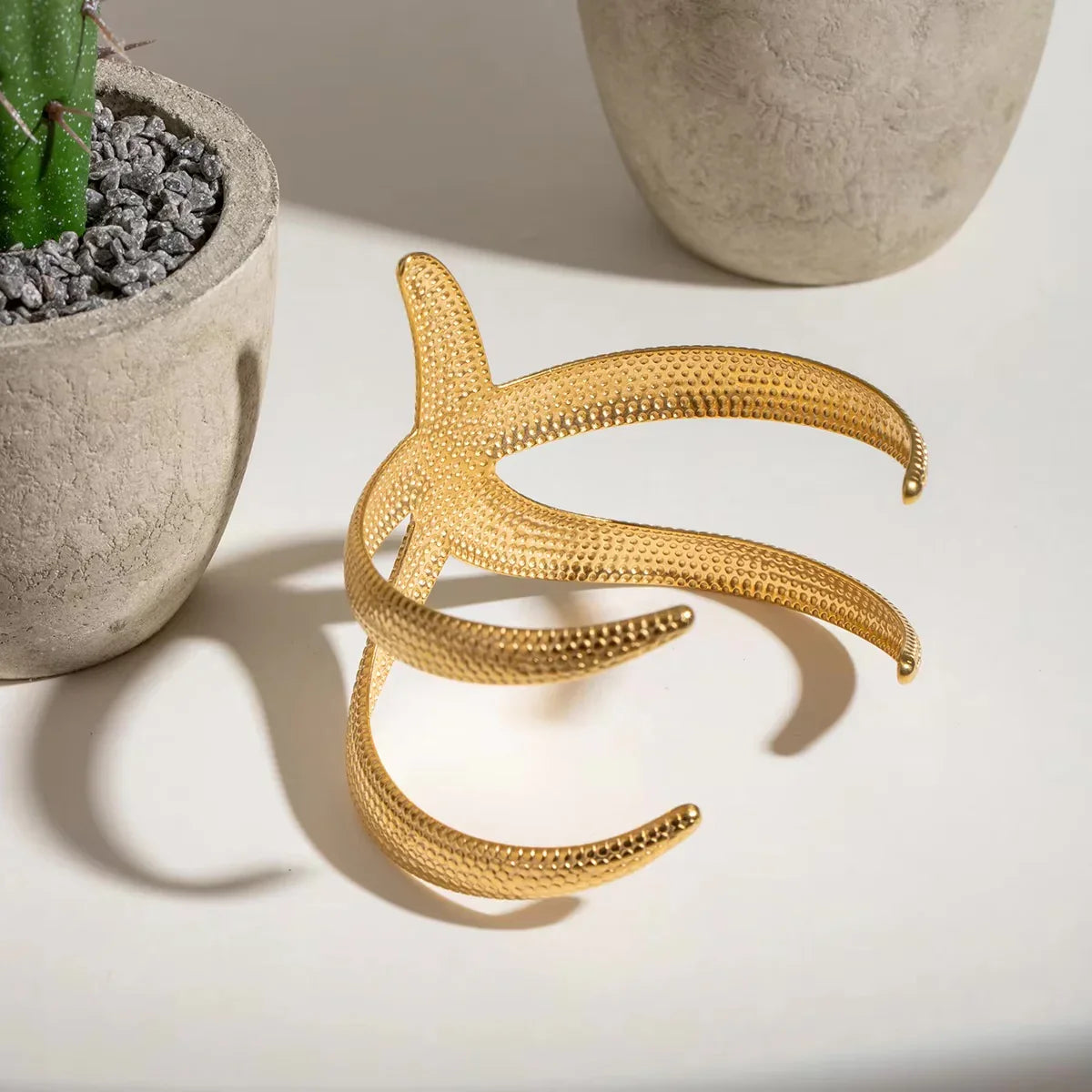 Scarlett Gold Starfish Cuff