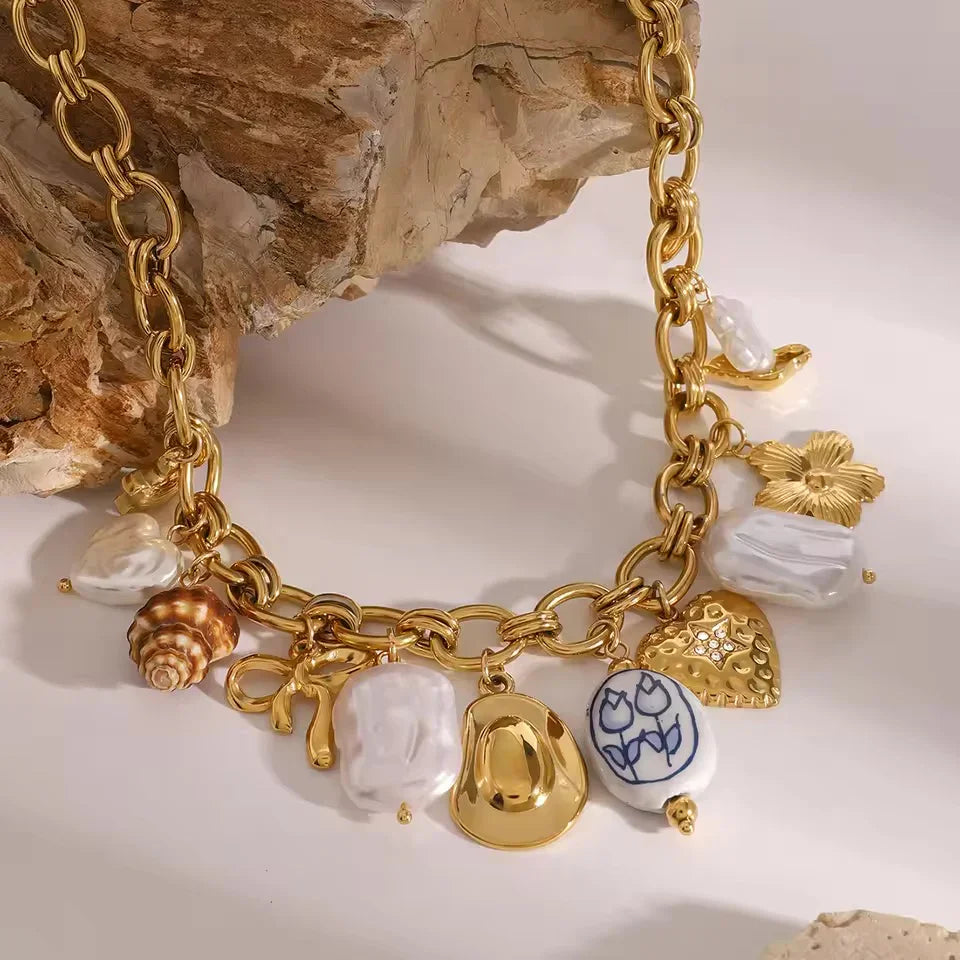 Flora Ocean-Inspired Necklace