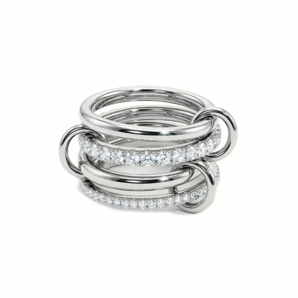 Berlin Stacked Diamond Ring