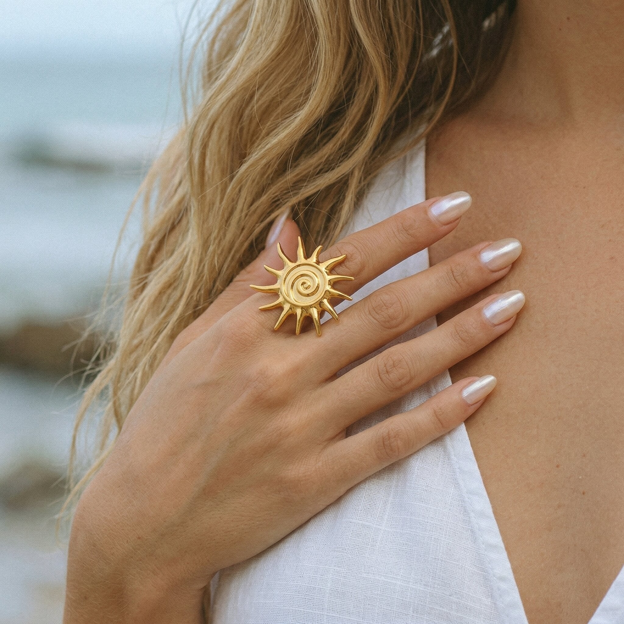 Florida Golden Sun Ring