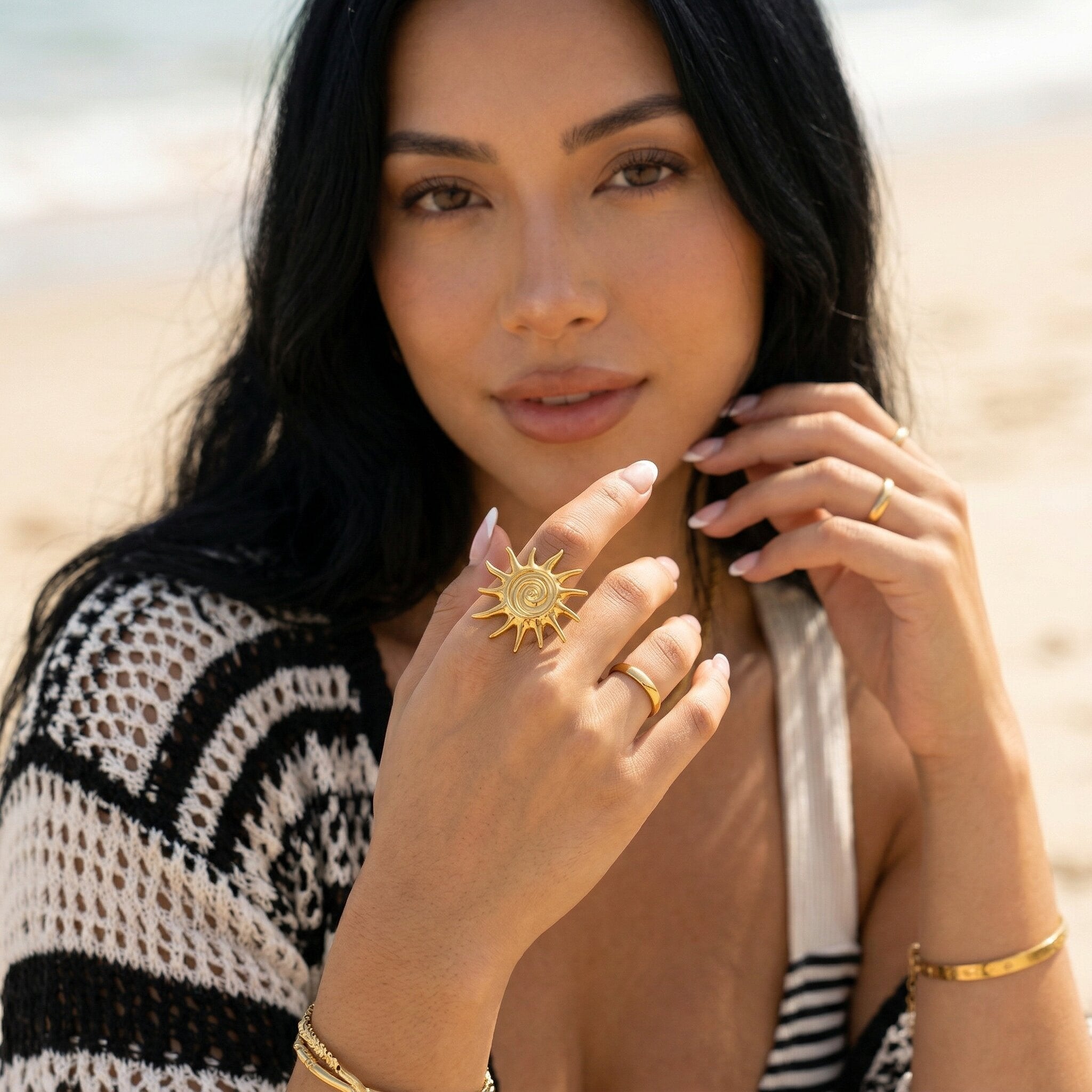 Florida Golden Sun Ring