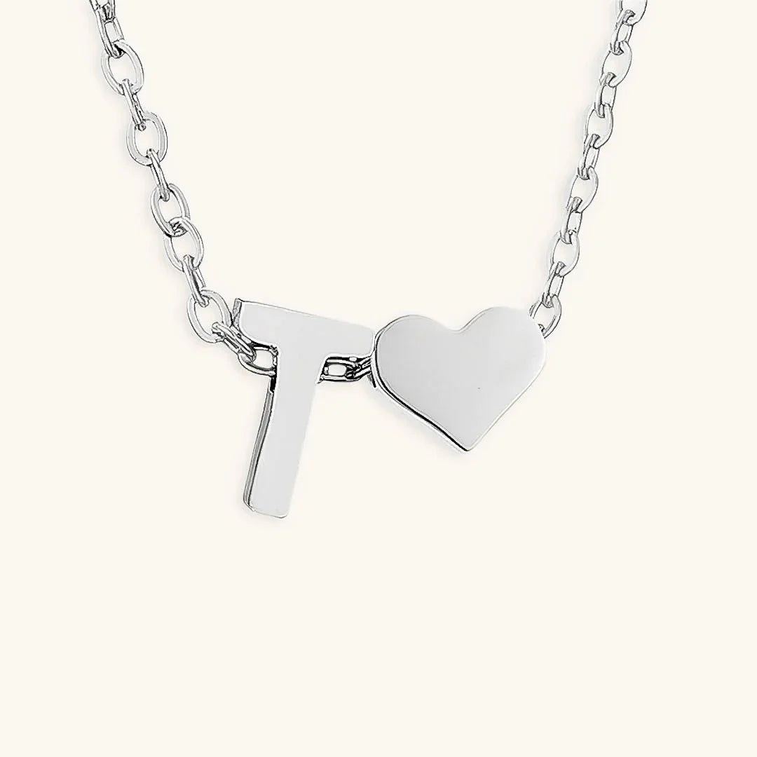 Hathor Initial Letter Gold Necklace