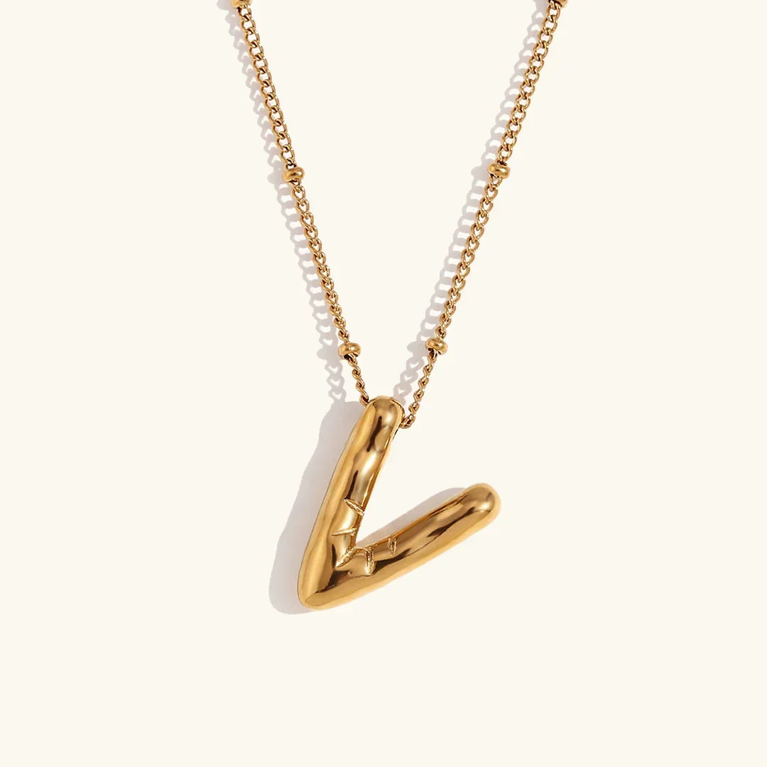 Diana Gold Initial Necklace
