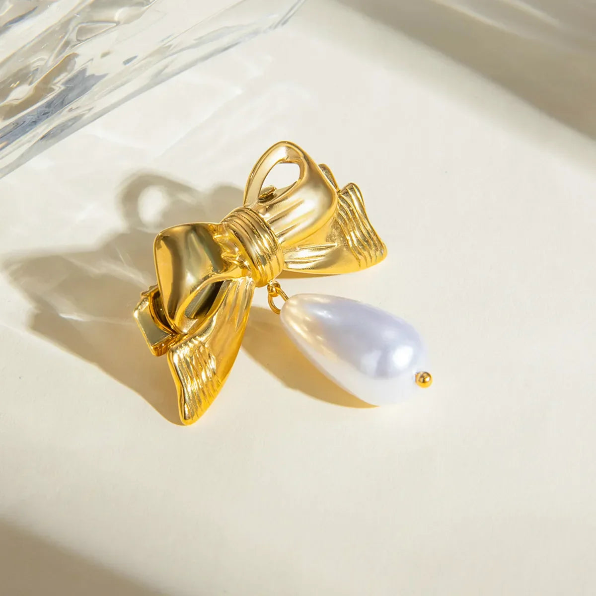 Petunia Gold Hair Clip
