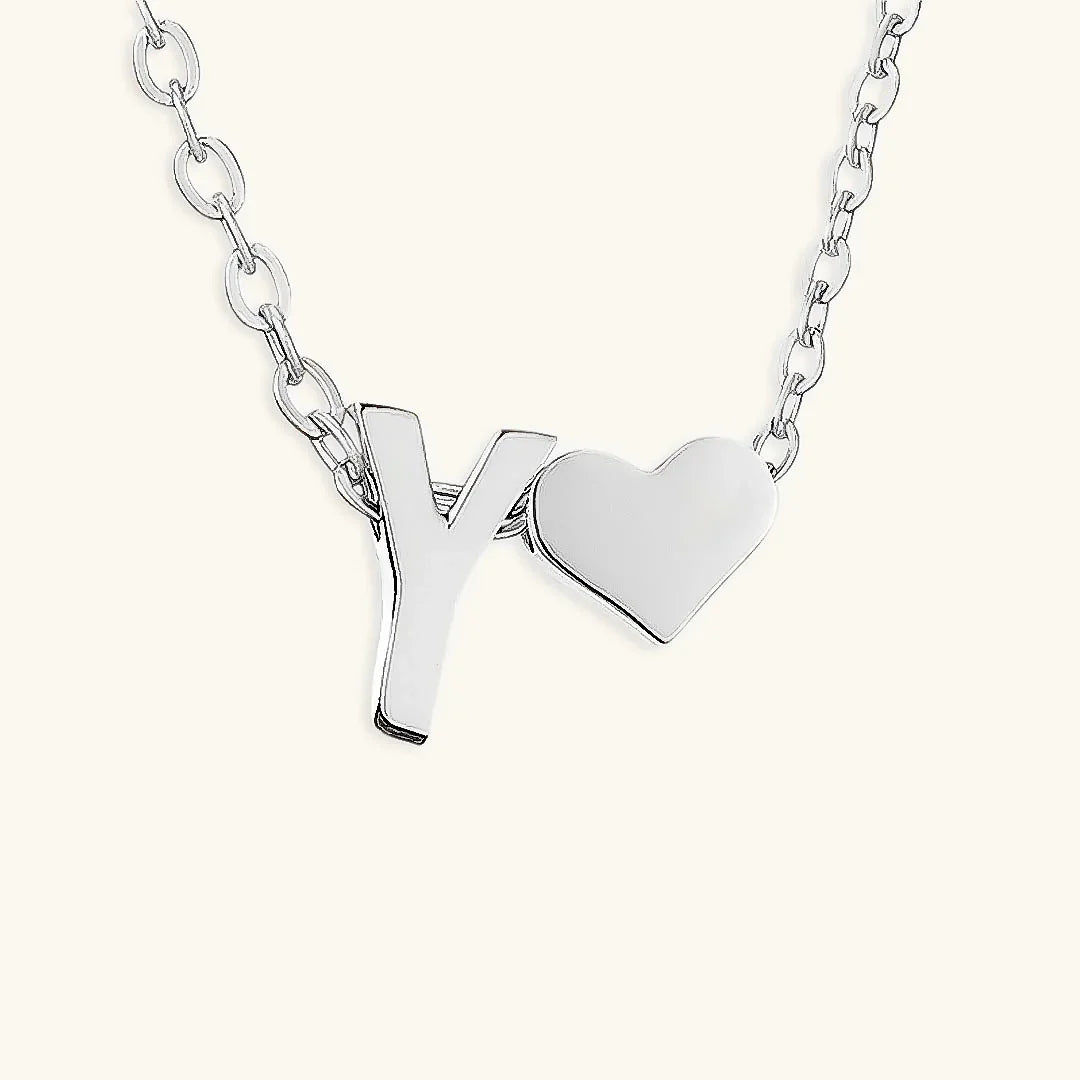 Hathor Initial Letter Gold Necklace
