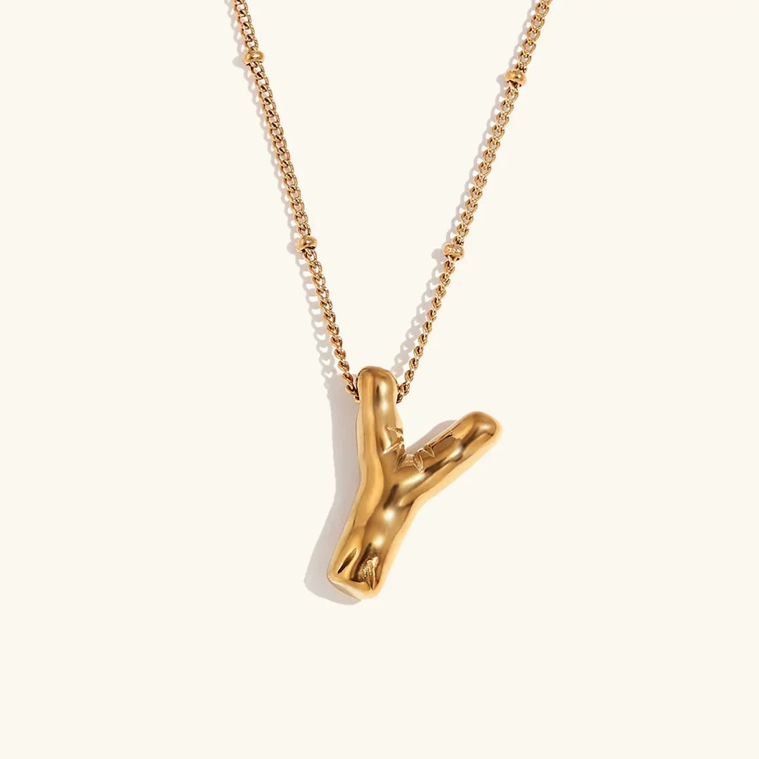 Diana Gold Initial Necklace